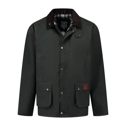 Boris Wax Jacket Olive F