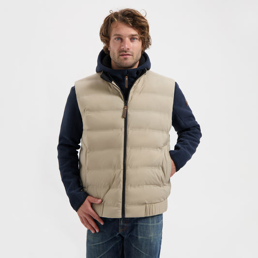 Magnus Bodywarmer Men Taupe MV