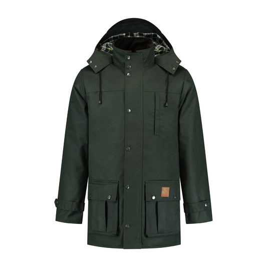 William Wax Parka Black F