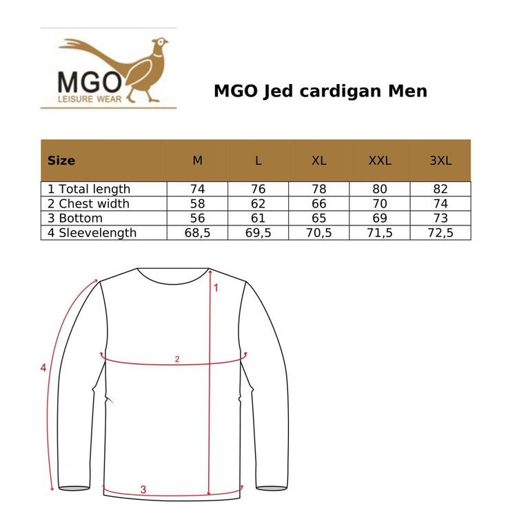 Jed Cardigan Men Rusty SC