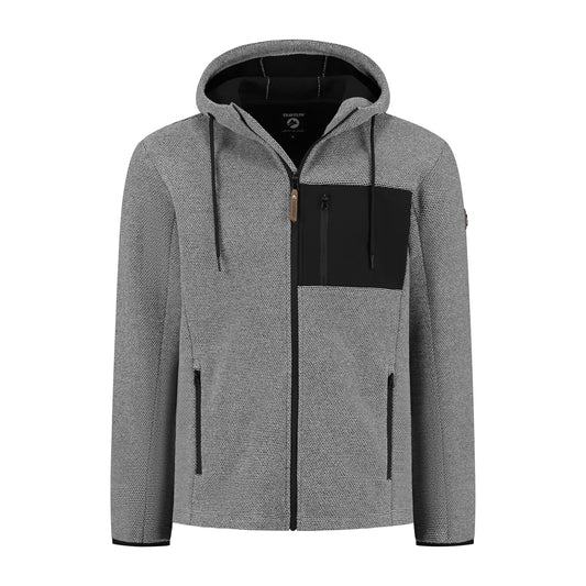 Lasse Cardigan Men Dark grey F