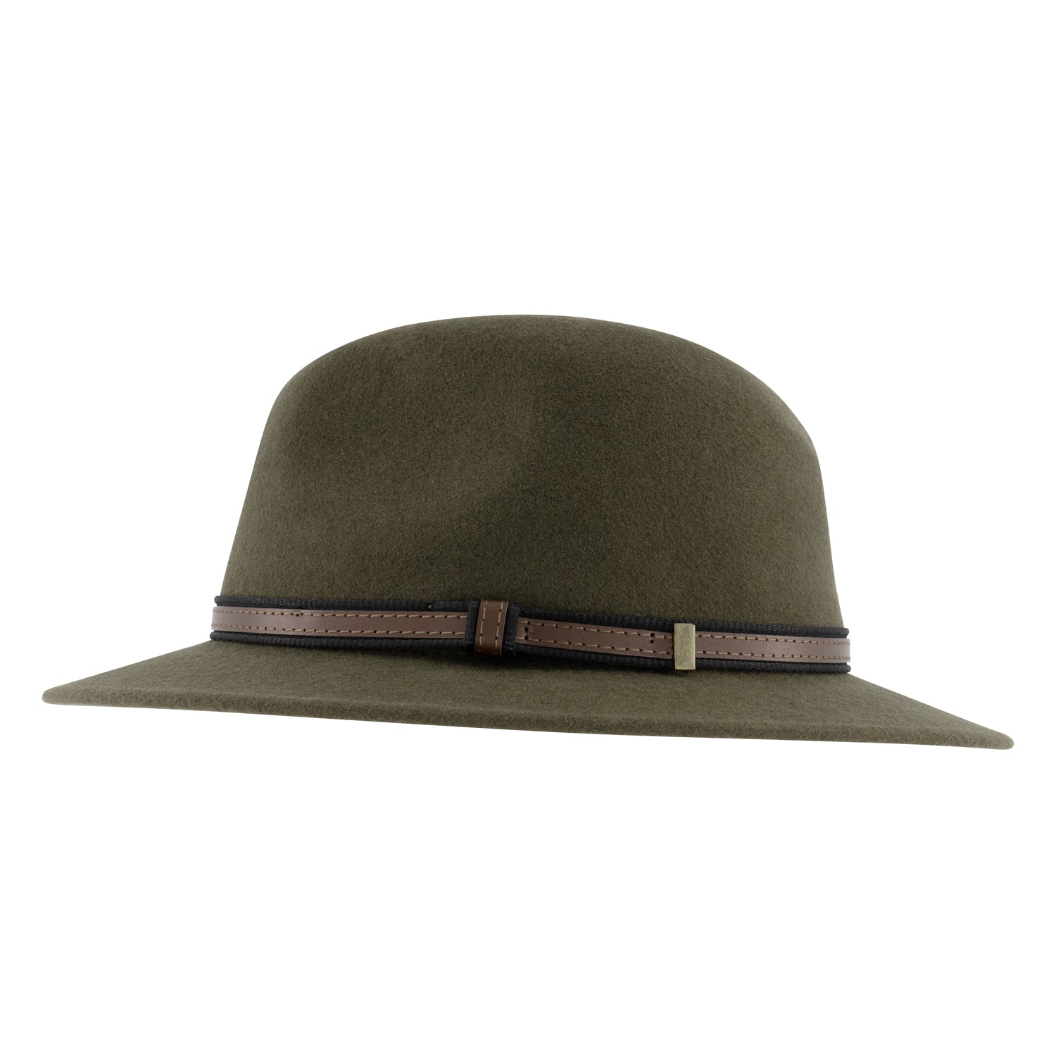 Wood Felt Hat Olive ACC2