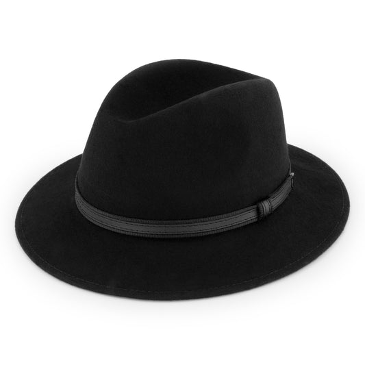 Wood Felt Hat Black ACC1