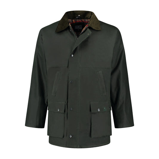 British Wax Jacket Olive F