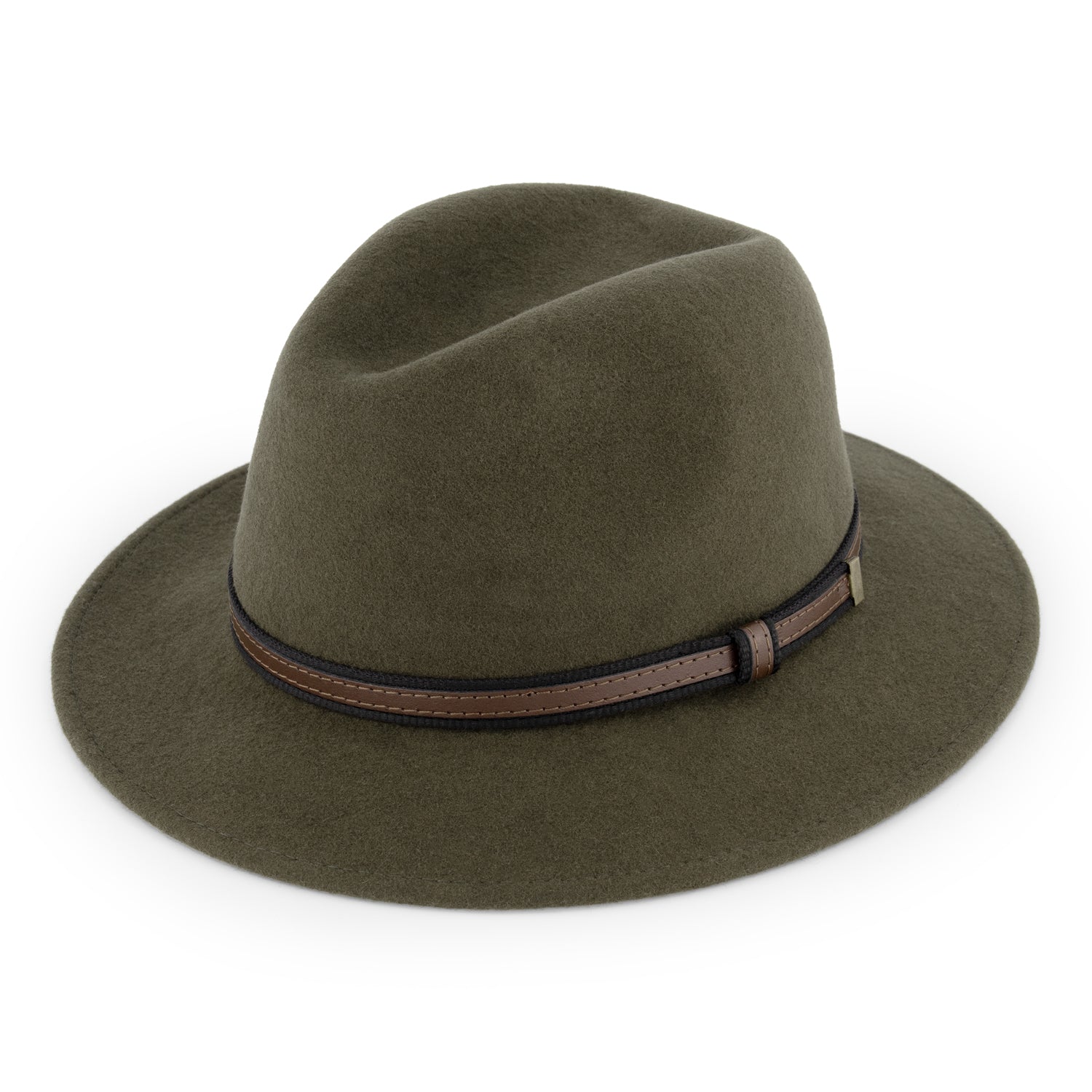 Wood Felt Hat Olive ACC1