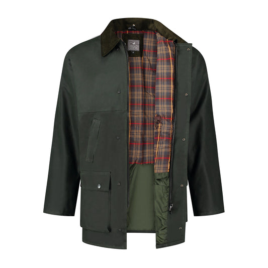 British Wax Jacket Olive CVO