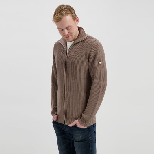 Cardigan Snowdon Men Sand MV