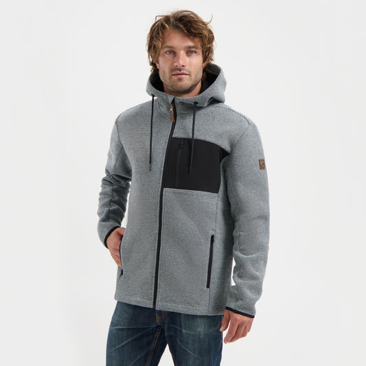 Lasse Cardigan Men Dark grey MV