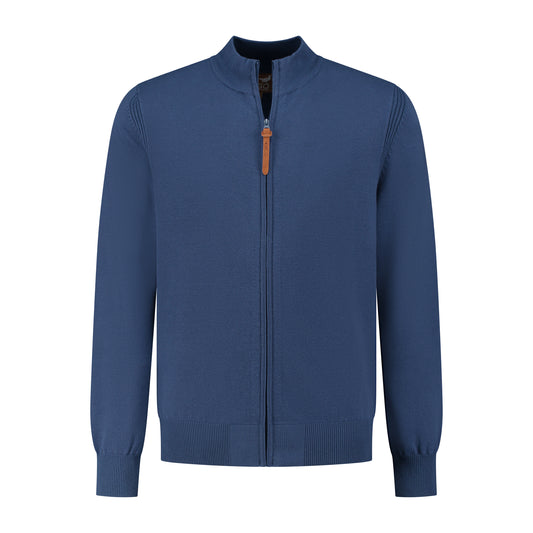 Ian Cardigan Men Blue F