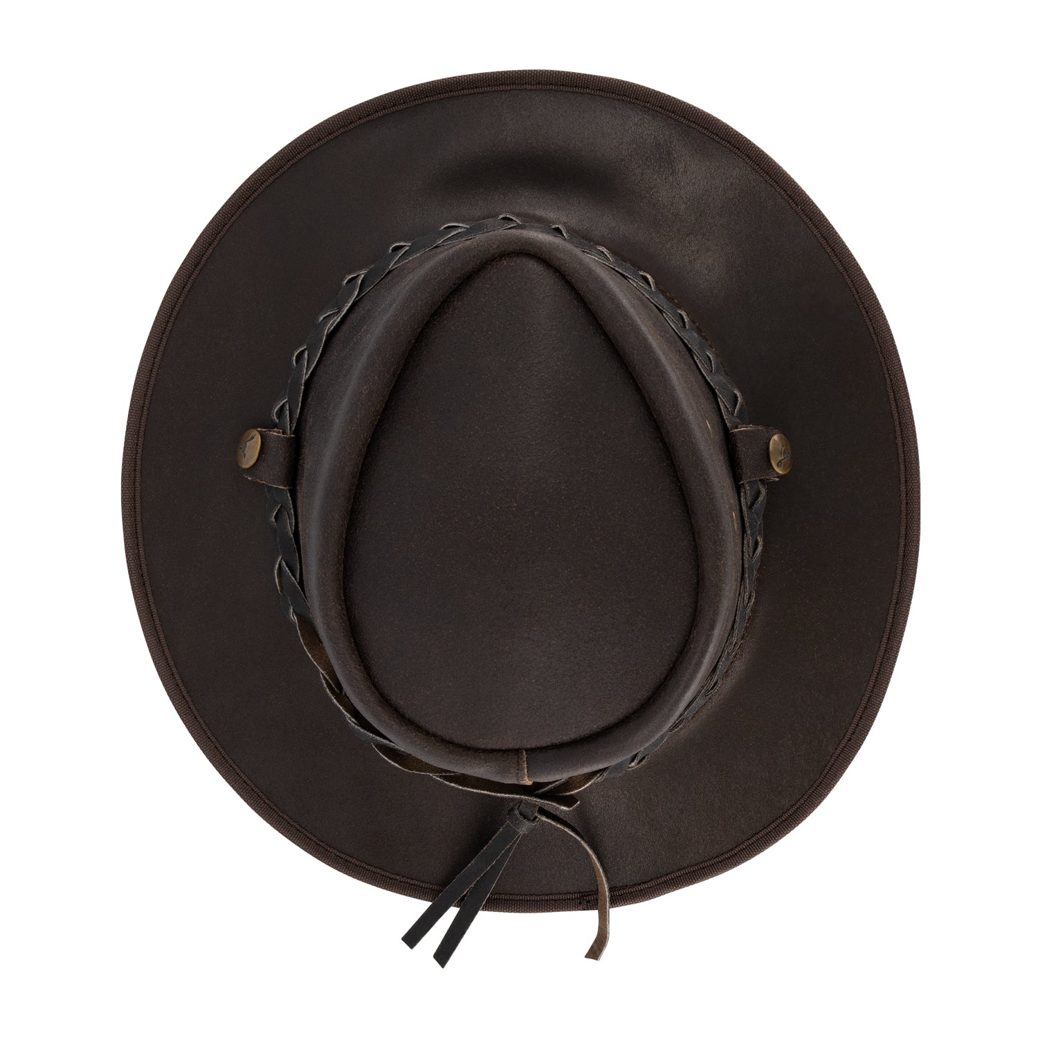 Leather Country Hat Dark brown ACC4