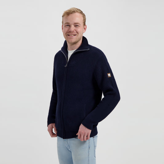 Cardigan Snowdon Men Navy MV