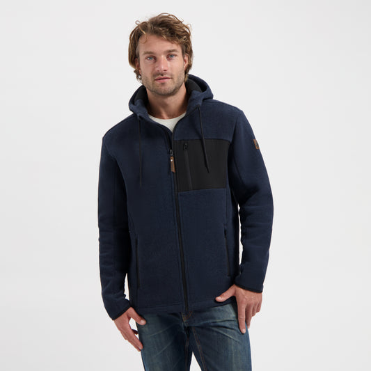 Lasse Cardigan Men Navy MV