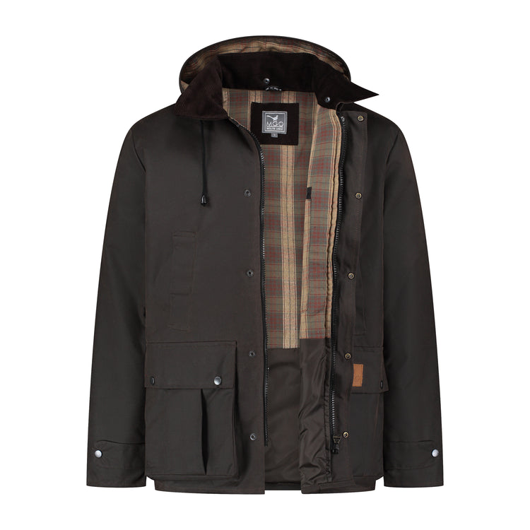 Brandon Wax Jacket Brown CVO